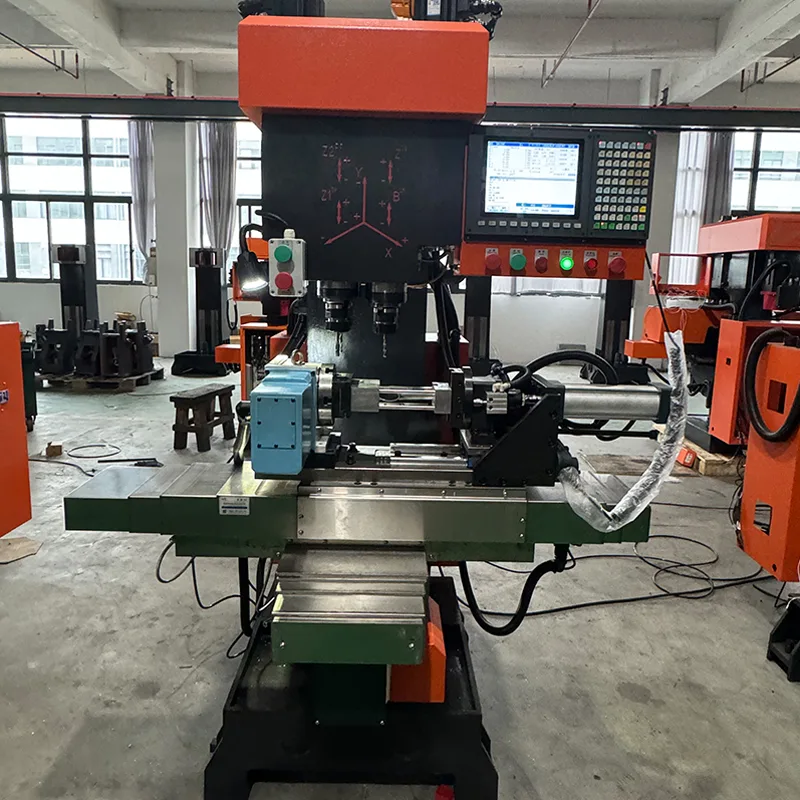 Vrtání s lineárním vedením Závitové centrum Otevřený typ